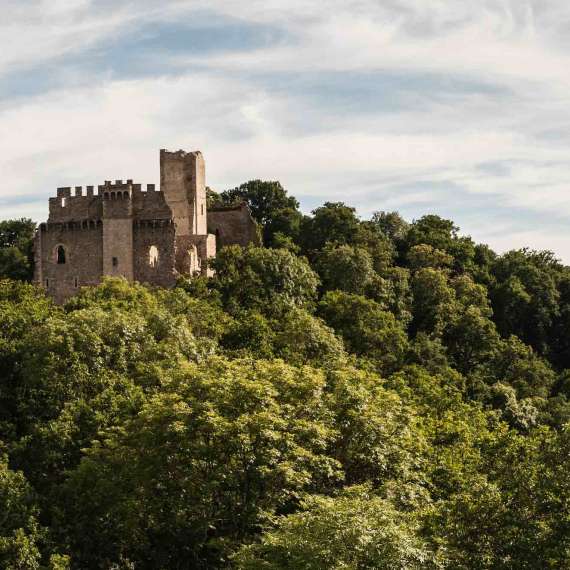 Le château haut vu de la tour Jeannette